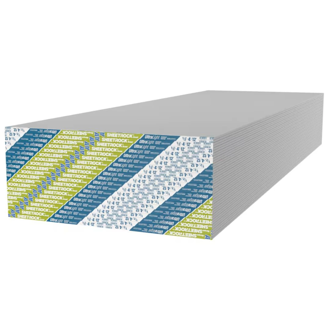 CGC Sheetrock 1/2 in. x 4 ft. x 12 ft. UltraLight Drywall Panel