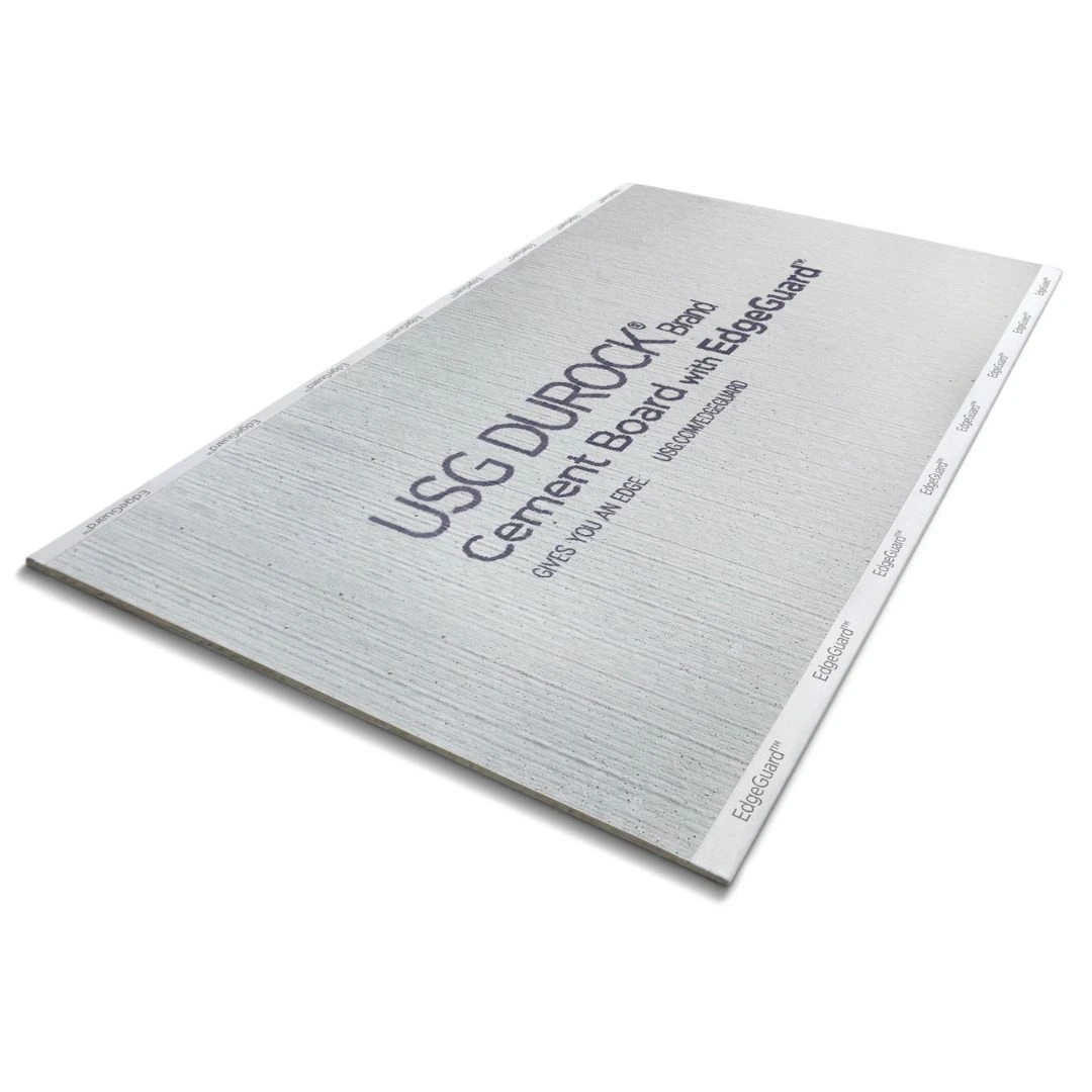 USG Durock Brand 1/2 in. x 32 in. x 5 ft. Cement Board with EdgeGuard