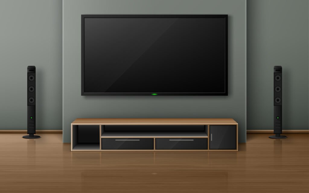 How TV looks On Drywall?