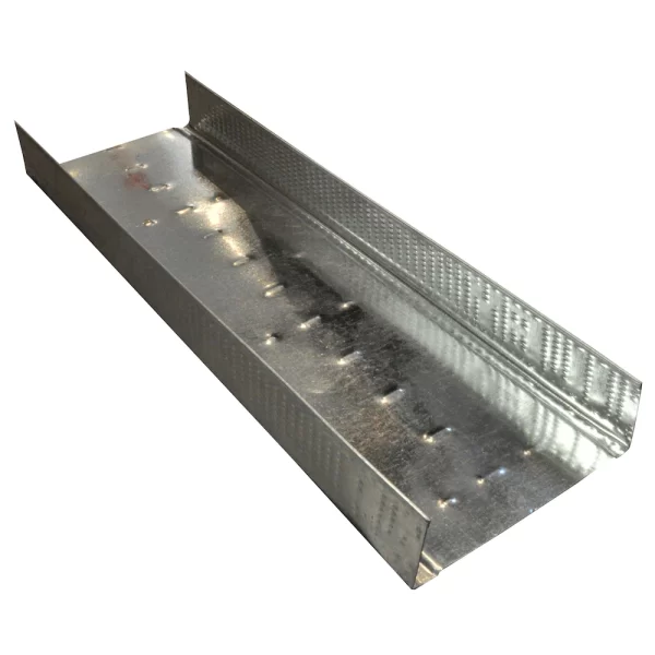 2- 1/2 inch x 10 ft. Galvanized Steel Wall Framing Track