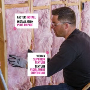 R-24 Owens Corning Fiberglass Insulation – 2×6 Wood Stud | (15" x 47" x 5.5") – 33.7 Sq Ft