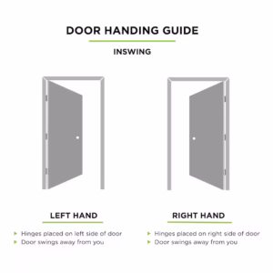 18-inch x 80-inch Primed 6-Panel Hollow Core Textured Interior Door