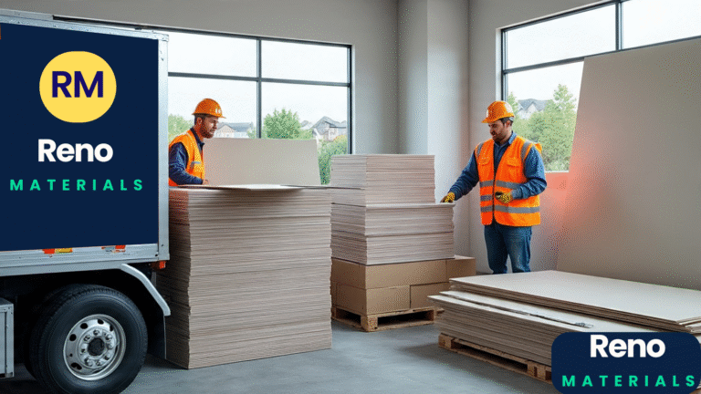 Drywall & Building Materials Delivery Across the GTA – With Basement Unloading by Reno Materials