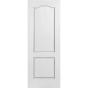 2 Panel Arch Hollow Core Interior Door – Primed & Paint-Ready