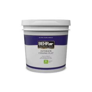 BEHR Ceiling Paint & Primer – Ultra Pure White, 7.58L (2 Gal)