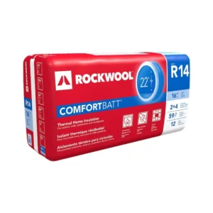 R14 16 inch for 2x4 Wood Studs Rockwool Comfortbatt