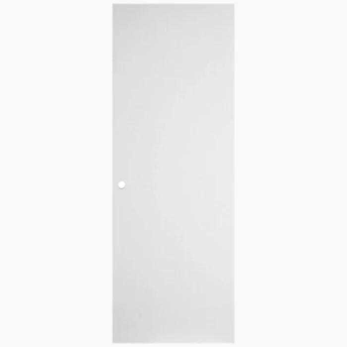 “Primed hollow core smooth interior door slab with flat panel design, ready for paint and easy installation.”