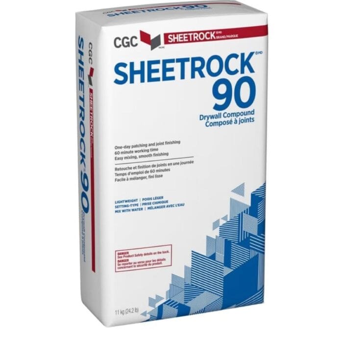 Sheetrock 90, Setting-Type Drywall Compound, 11 kg Bag