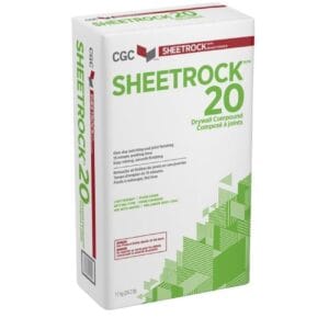 Sheetrock 20, Setting-Type Drywall Compound, 11 kg Bag