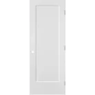 “1 Panel Shaker Solid Core Door Slab with smooth primed surface, ready for paint and noise reduction.”