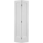 Bifold 1-Panel Shaker Hollow Core Interior Door – Primed White