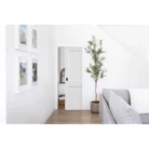 “2 Panel Shaker Solid Core Door Slab with primed finish, solid wood core, ready for painting and sound reduction.”