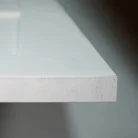 “3 Panel Shaker Solid Core Door Slab with primed finish, solid wood core, paint-ready, and sound-reducing.”