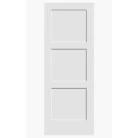 3 Panel Shaker Solid Core Interior Door – Primed and Paint-Ready Slab