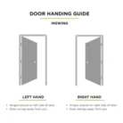 Berkley Solid Core Interior Door – Modern Flush White Primed for Home Renovation