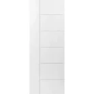 Berkley Solid Core Interior Door – Modern Flush White Primed for Home Renovation