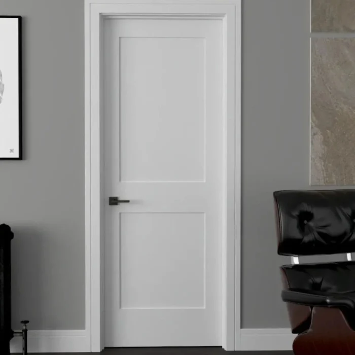 2 Panel Shaker Hollow Core Interior Door with U-Channel Kit