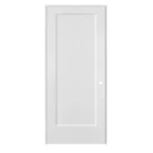 1-Panel Shaker 20-Minute Fire Rated Steel Door Front View