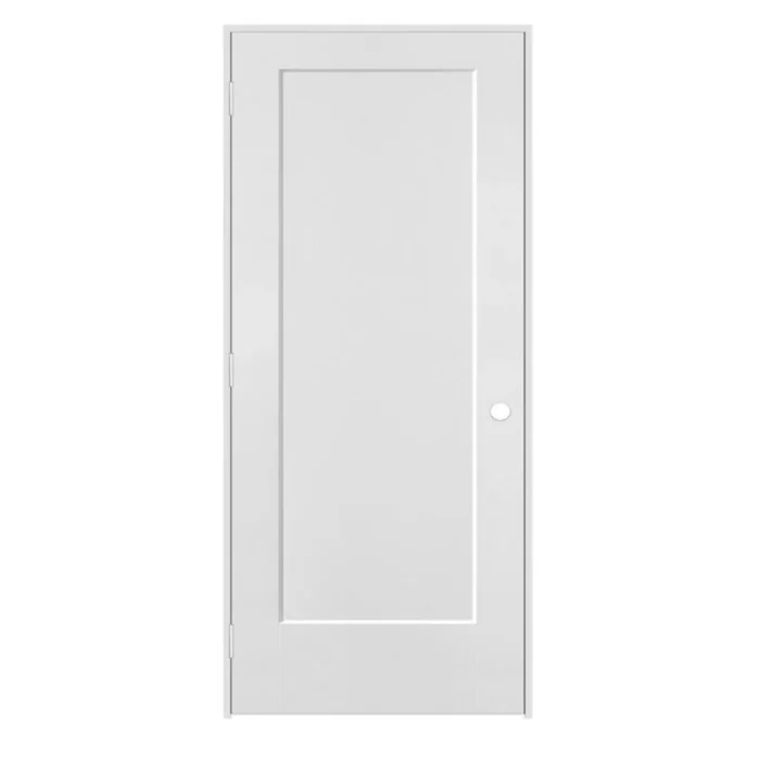 1-Panel Shaker 20-Minute Fire Rated Steel Door Front View