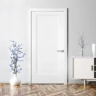 Steel Fire Rated Door Side Profile with Hinges