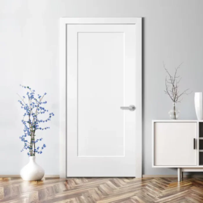 Steel Fire Rated Door Side Profile with Hinges