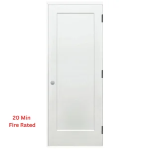 1-Panel Shaker Door Installed Between House and Garage