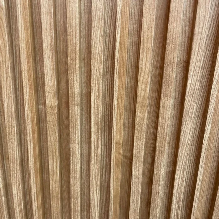 Beach Vein fluted WPC wall panels – 4-track louver waterproof interior cladding