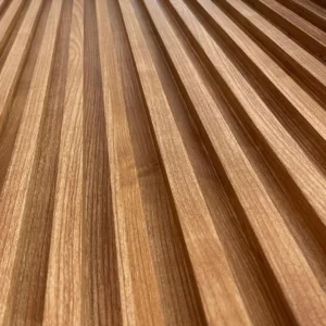 Beach Vein fluted WPC wall panels – 4-track louver waterproof interior cladding