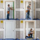 Professional door installation service in Canada – expert installers fitting interior door