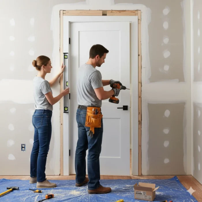 Fire-Rated and Interior Door Installation Canada Fire-rated door installation by professional contractor – Canada