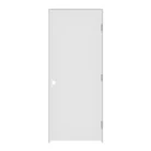 Flat white interior door displayed on a clean white background.