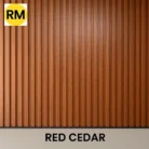 Red Cedar Decorative Indoor Fluted Panel for Renovation