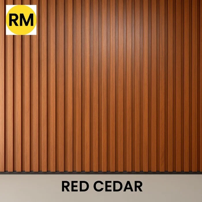 Red Cedar Decorative Indoor Fluted Panel for Renovation