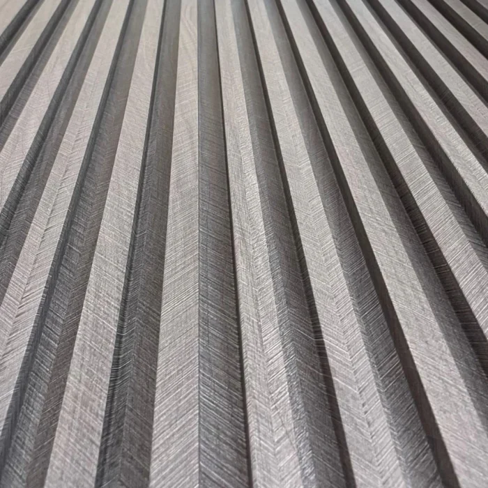 Black Forest WPC fluted wall panels for interior accent walls – 4-track louver system