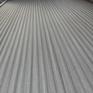 Dark grey vein 11-track louver fluted WPC wall panels waterproof GTA