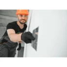 CGC Sheetrock fiberglass drywall tape applied on drywall joint Ontario