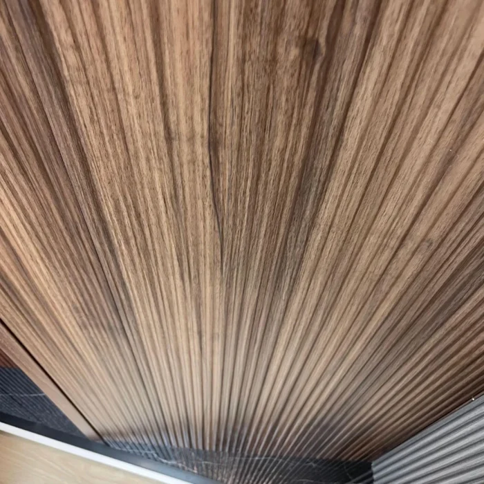 Walnut 11-track louver fluted WPC wall panels waterproof GTA