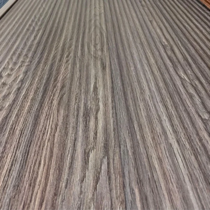 Wenge fluted WPC wall panels 11-track interior feature wall Ontario