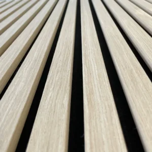 2ft white oak acoustic wood wall panel sound absorbing GTA