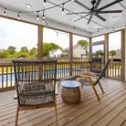 Pressure treated brown lumber resistant to moisture rot and insect damage
