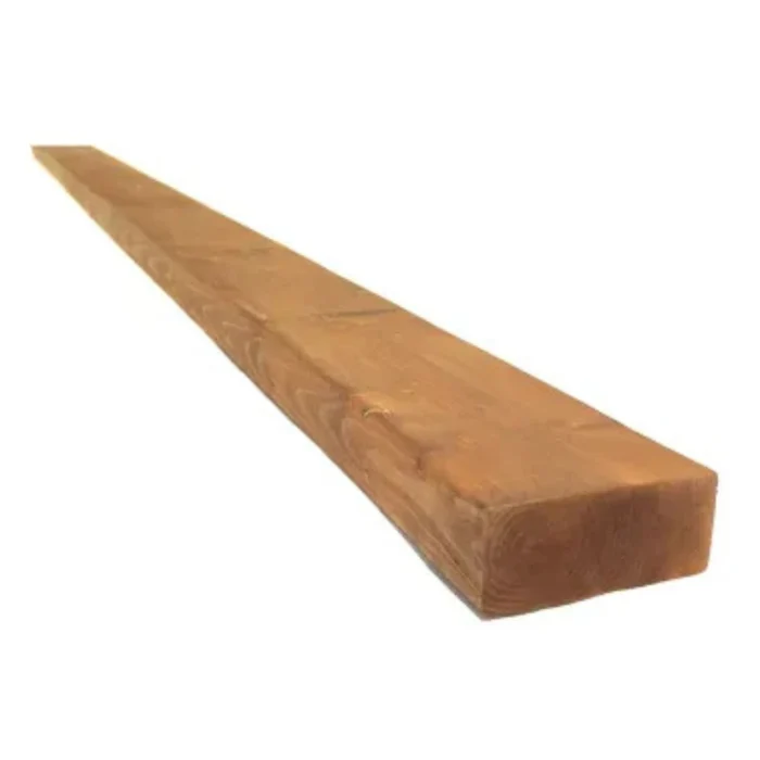 Pressure treated 2x4 lumber used for deck framing construction