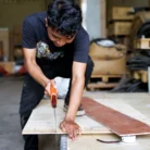 Standard Spruce Plywood Used for Garage Shelving and DIY Furniture Projects