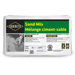SAKRETE Sand Mix 30 kg Portland cement topping and bedding mix