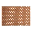 Brown pressure treated wood lattice panel for deck skirting and backyard privacy screens