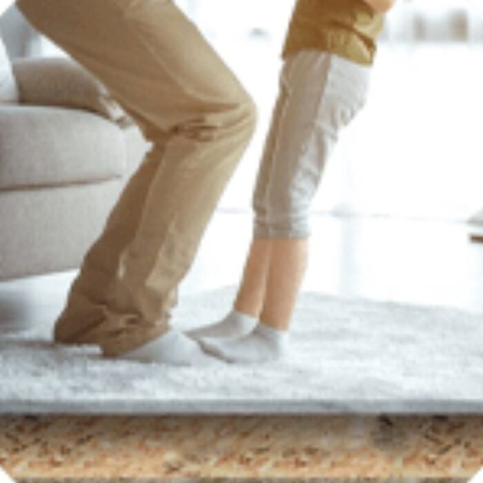 DRICORE subfloor panels soften basement floors for improved comfort over concrete